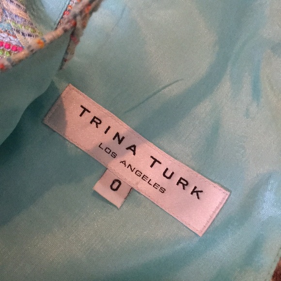 Trina Turk dress. Size 0. Halter - Picture 7 of 8